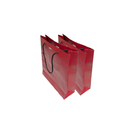 عقدة النيلون حقائب التسوق الورقية المخصصة نوع القاع الصلب مع طبقة لامعة / متطاطية