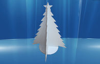 الإعلان الترويجية الكرتون نموذج العرض مع شجرة عيد الميلاد الشكل