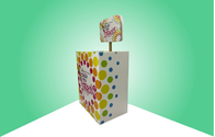 عرض صندوق تفريغ الورق المقوى المنبثق لعناصر الحلوى مع الأنبوب والرأس
