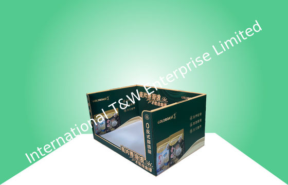 شراء صواني Walmart Cardboard PDQ لبيع دقيق الذرة / الأطعمة ذات التصميم المكدس online manufacture