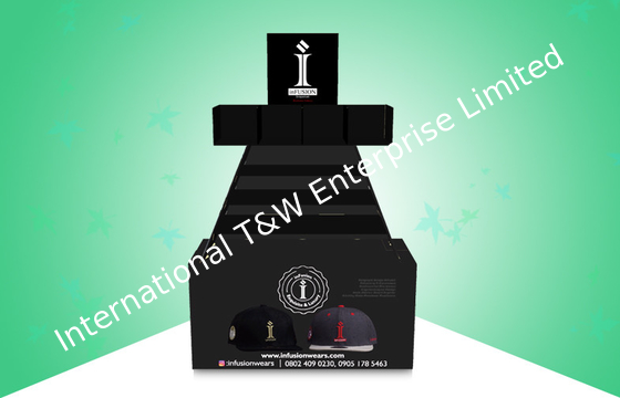 شراء أربعة عرض الرف عرض كرتون POS للقبعات مع الطباعة CMYK online manufacture