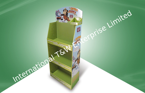 شراء سوبر ماركت منتوج كرتون يقف عرض وحدة مع ثلاثة رف online manufacture