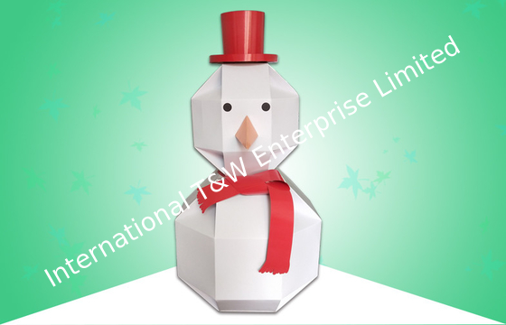 شراء الكرتون المموج Standees كرتون رجل الثلج لترويج عيد الميلاد online manufacture