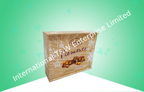 شراء علب ورق تغليف هدايا Chocorate SGS Proval طباعة زيت طباعة صديقة للبيئة online manufacture