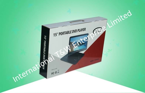 شراء صناديق الورق المموج المخصصة المطبوعة حزمة مشغل دي في دي مع التصفيح اللامع online manufacture