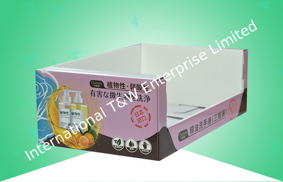 شراء صواني من الورق المقوى PDQ مزدوجة الجدار قوية مع مطهر اليد online manufacture