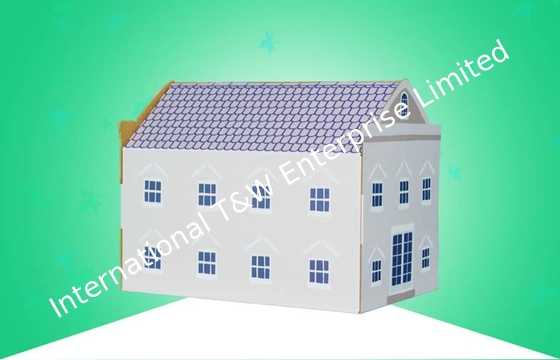شراء 4C طباعة 350gsm CCNB B الناي الكرتون المموج البيت online manufacture
