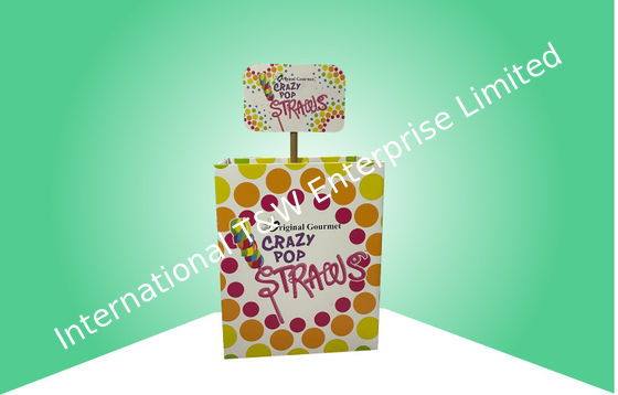 شراء عرض صندوق تفريغ الورق المقوى المنبثق لعناصر الحلوى مع الأنبوب والرأس online manufacture