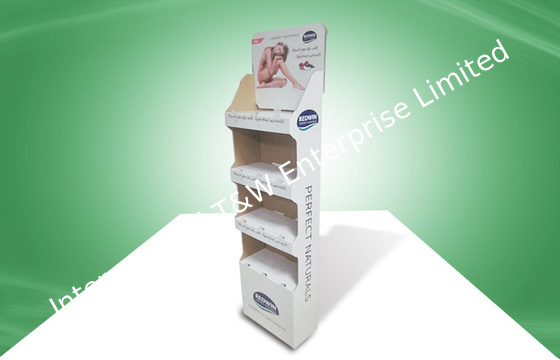 شراء عرض البيع بالتجزئة POS Cardboard لمنتجات العناية بالبشرة مع تصميم سهل التجميع online manufacture