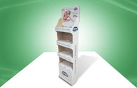 عرض البيع بالتجزئة POS Cardboard لمنتجات العناية بالبشرة مع تصميم سهل التجميع