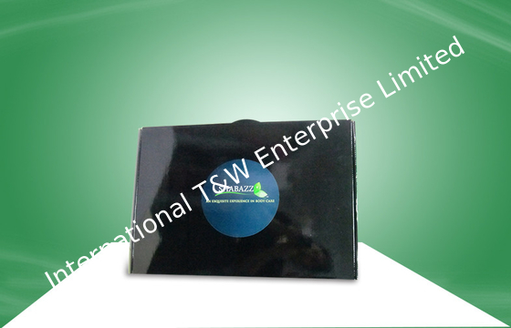 سعر جيد Classical Corrugated Paper Packaging boxes With Plastic Handle For Packing Food الانترنت