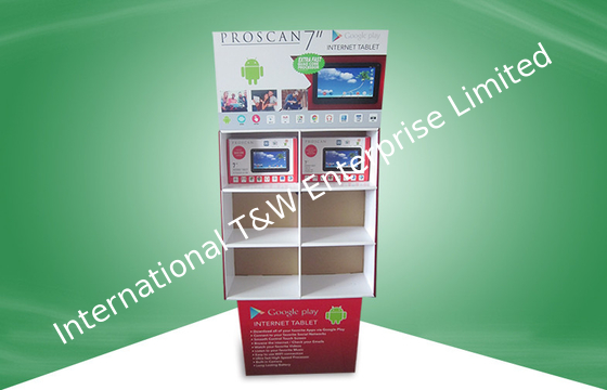 سعر جيد 6 Cell portable display stands , cardboard display shelves Promote Ipad / Electronic Products الانترنت