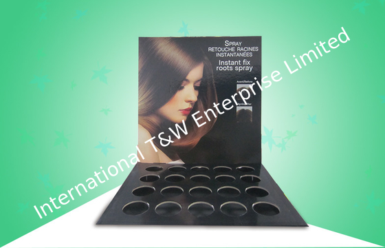 سعر جيد Glossy CMKY Printing Cardboard Countertop Displays For Displaying Haircare Products الانترنت