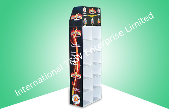 سعر جيد 12 Cell Corrugated Cardboard Display Stands For Firestarter , Cardboard Floor Displays الانترنت