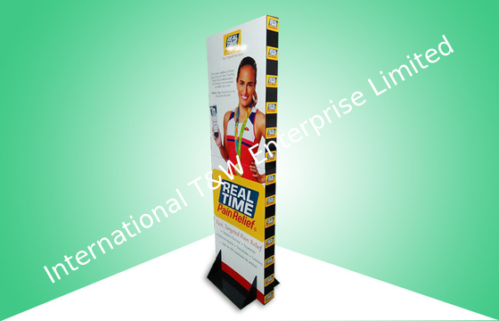 سعر جيد Easy Assembly Free Standing Custom Cardboard Displays , Corrugated Floor Display الانترنت