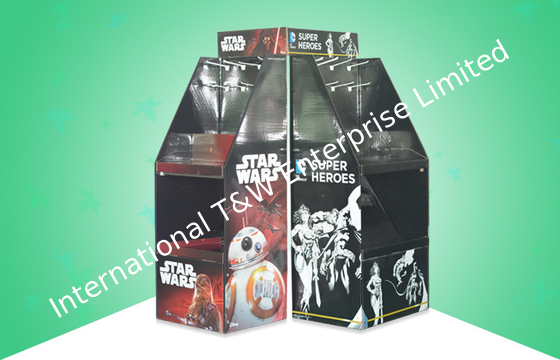 سعر جيد Heavy Duty Black Cardboard Display Stands For Mix - Presenting Frame / Mat / Poster , Offset Printing الانترنت