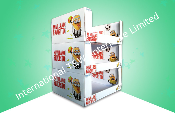 4 ألوان CMYK Minion PDQ صناديق الورق المقوى مع تصميم قابلة للتراكم لعبوظة مشروبات الأطفال