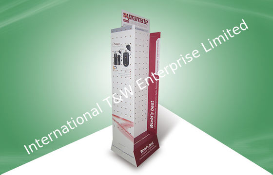 سعر جيد مستقر كرتون أرضية عرض حامل قفص مع خطاف ل أوسب وسماعة الانترنت