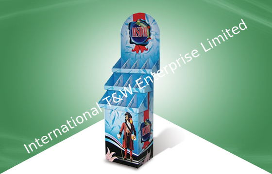 سعر جيد Promotional Shop Product floor standing display units , Cardboard Wine Display Units الانترنت