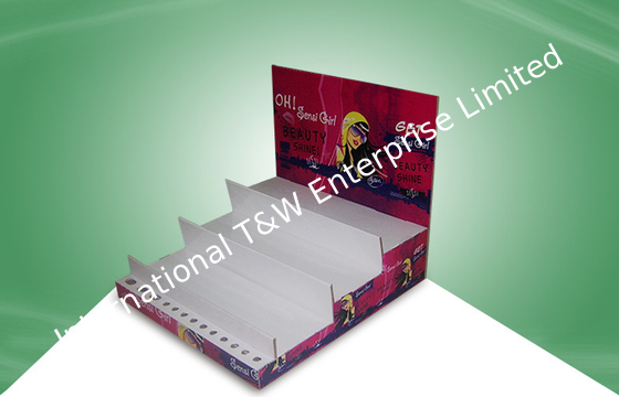 سعر جيد Full Color Printed Cardboard Countertop Displays for Cosmetic Pop الانترنت