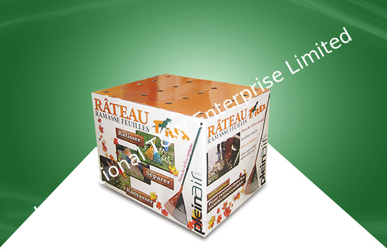 سعر جيد Full Color Flexo Pring Cardboard Dump Bins Cardboard Display Units for Market الانترنت