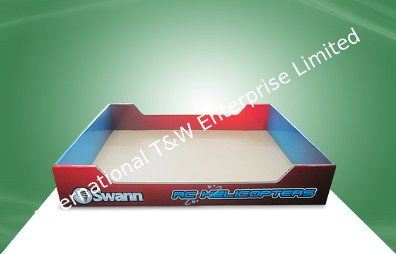 سعر جيد Flexo Color PDQ Storage Tray Cardboard Food Trays With Matt / Glossy Oil الانترنت