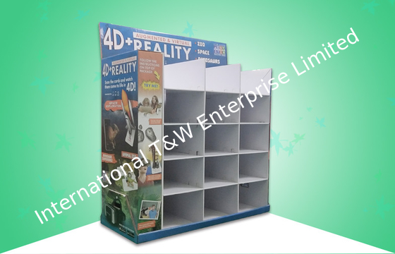 15 خلية Wal - Mart 1/2 Cardboard Pallet عرض مساحة كبيرة مع 5 رفوف - تعبئة