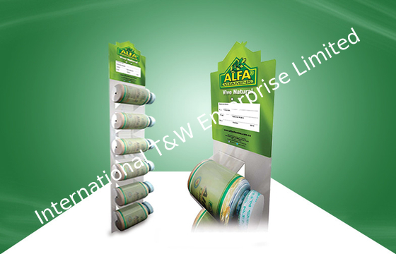سعر جيد Pharmacy Store Cardboard Power Wing Display Pallet Shelf for Healthcare Products الانترنت