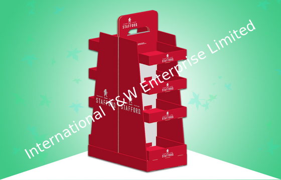 سعر جيد يعرض كرتون ذو واجب ثقيل ضعيف وجه مزدوج أربعة رف ل Adverstizing الانترنت