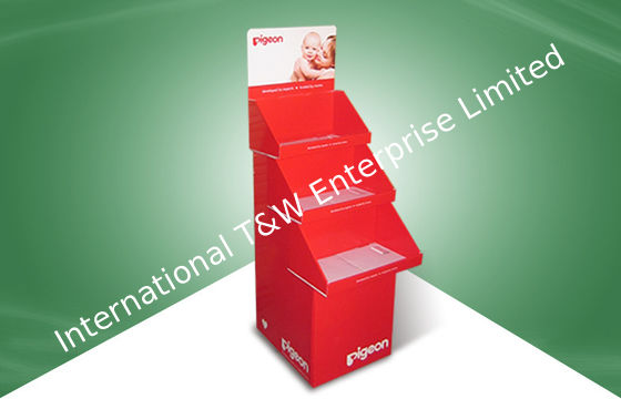 سعر جيد القابلة لإعادة التدوير ثلاثة صينية الكلمة كرتون عرض تقف مع طبقة بيضاء الناي ب الانترنت