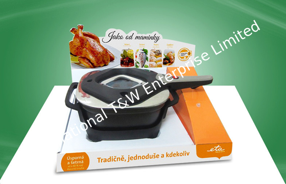 سعر جيد Promotion Eye-Catching Cardboard Countertop Display In Cookware Products الانترنت
