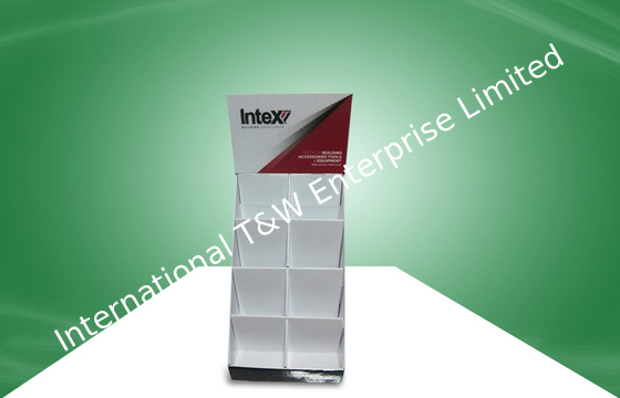 سعر جيد Customized Durable Cardboard Countertop Displays With Offset Printing Brochure Holder الانترنت