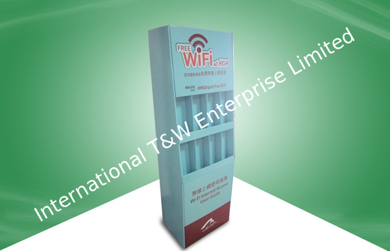 سعر جيد Eight Cell Recyclable Stand Up Cardboard Display , Electronic Corrugated Floor Displays الانترنت