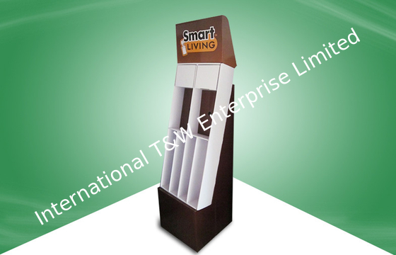 سعر جيد UV Coating Cardboard Display Stands Eco-Friendly With 4c / 0c Offset Printing الانترنت