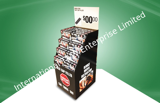 سعر جيد Seat Gap Filler Black Corrugated Cardboard Bins 4 Colors Offset Printing For Retail Store الانترنت