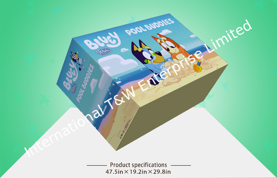 نصف البليت 350gsm CCNB صناديق التعبئة والتغليف المموج SGS للعب