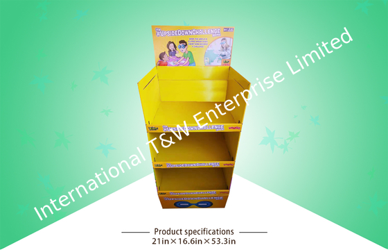 سعر جيد تعرض Eye Cataching Custom POP Cardboard عرضًا سهلًا للتجميع الحر الانترنت
