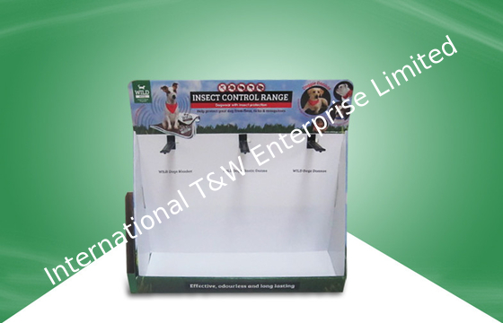 سعر جيد Customized Cardboard Countertop Displays With Hooks To Hang Pet Products الانترنت