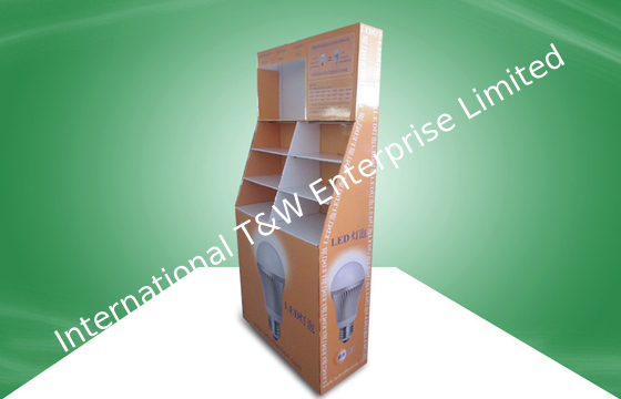 سعر جيد Recycled Heavy - duty  POS Cardboard Displays  Display Stand For LED Products الانترنت