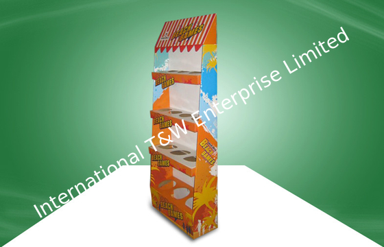 سعر جيد Eye - catching durable Cardboard Display Stands For Sport Products , customized Size الانترنت