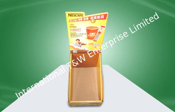 سعر جيد Nestcafe  Promotional Cardboard Countertop Display 4 Colors Offset Printing الانترنت