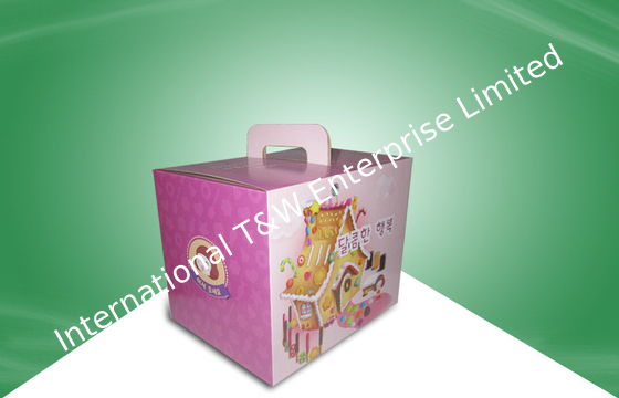سعر جيد Small Recyclable Corrugated Paper Food Packaging Boxes OEM / ODM with PET Sheet الانترنت